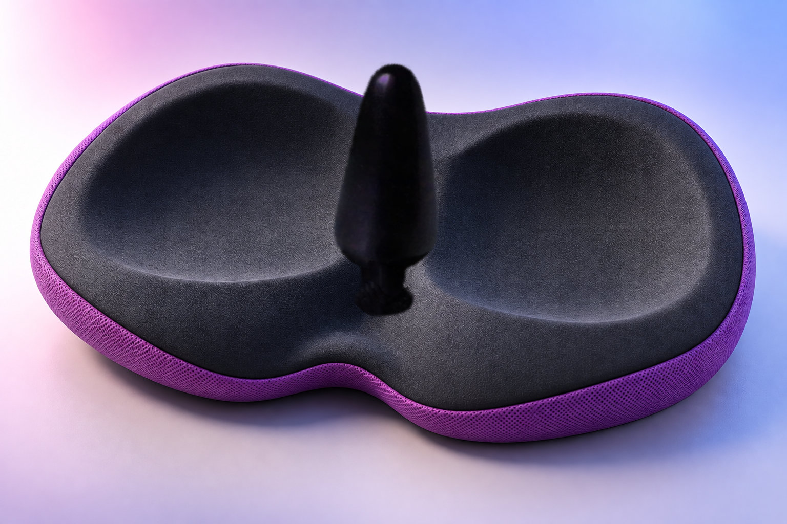 CushyTushie cushion with silicone retaining insert